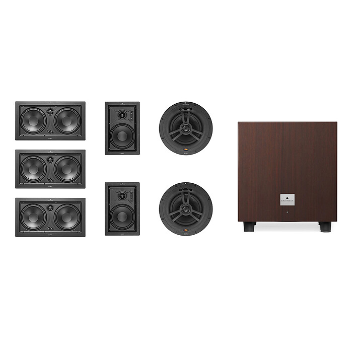 Triangle Pack SECRET LCR7 5.1.2 with TALES 340 Walnut