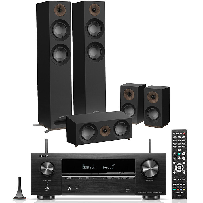 Denon AVR-X1700H DAB Black + Jamo S 807 HCS Black