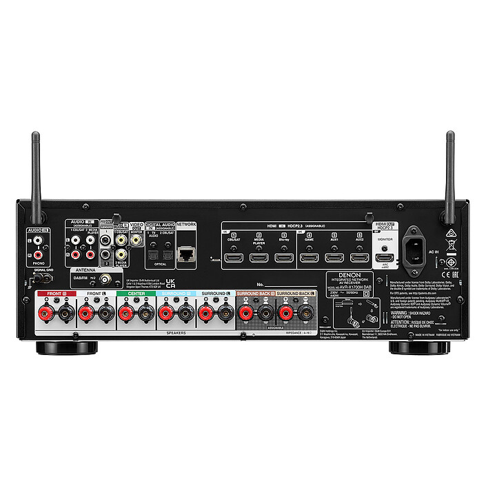 Buy Denon AVR-X1700H DAB Black + Jamo S 807 HCS Black