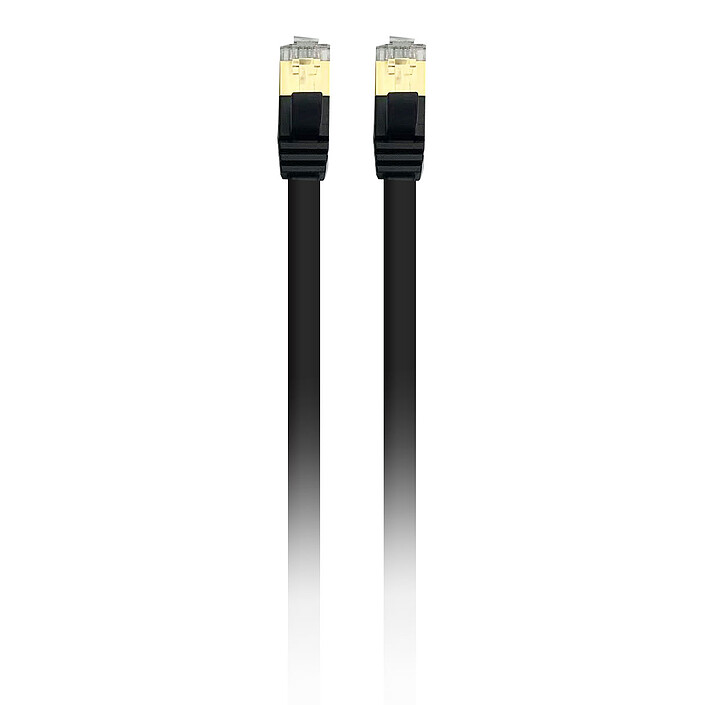Nota Textorm Cavo RJ45 Piatto CAT 8.1 U/FTP - maschio/maschio - 2 m - Nero
