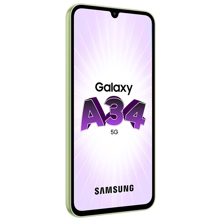 Avis Samsung Galaxy A34 5G Lime (6 Go / 128 Go) · Reconditionné