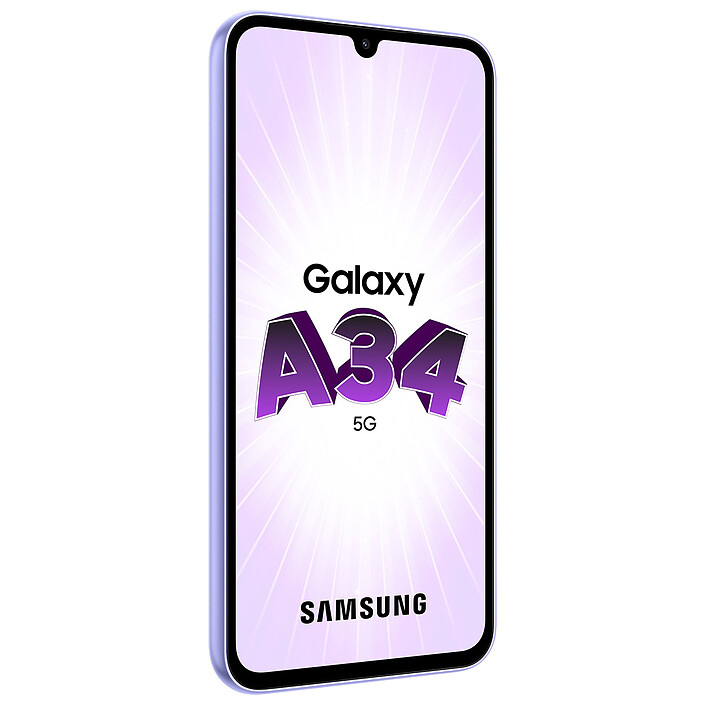 Avis Samsung Galaxy A34 5G Lavande (6 Go / 128 Go) · Reconditionné
