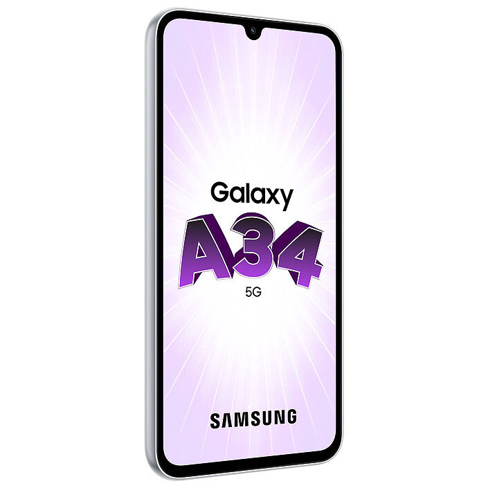 Avis Samsung Galaxy A34 5G Argenté (6 Go / 128 Go) · Reconditionné