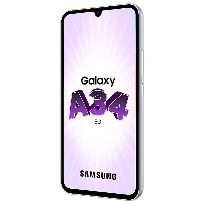 Acheter Samsung Galaxy A34 5G Argenté (8 Go / 256 Go)