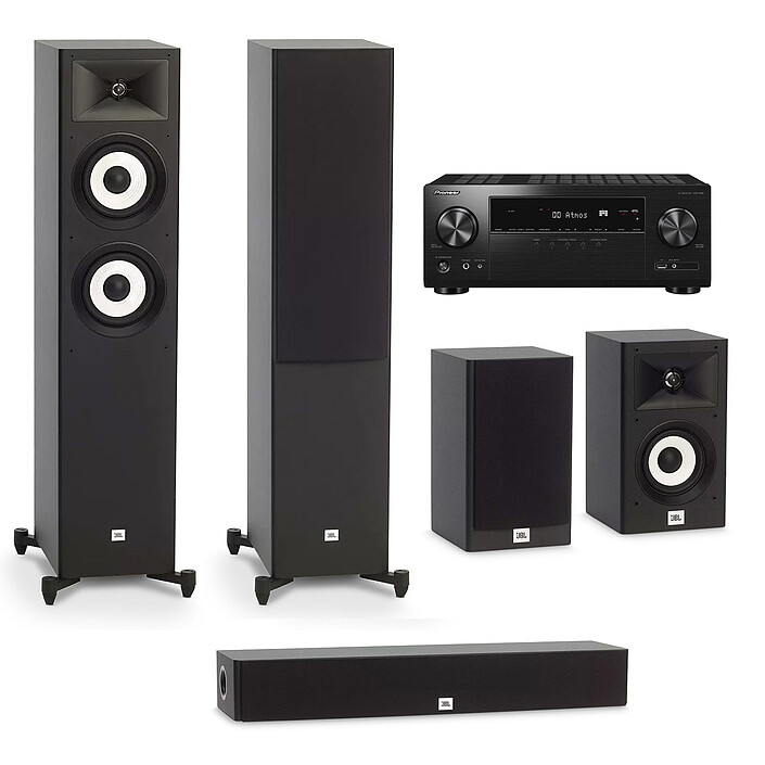 Pioneer VSX-935 Black + JBL Pack Stage 5.0 A180 Black
