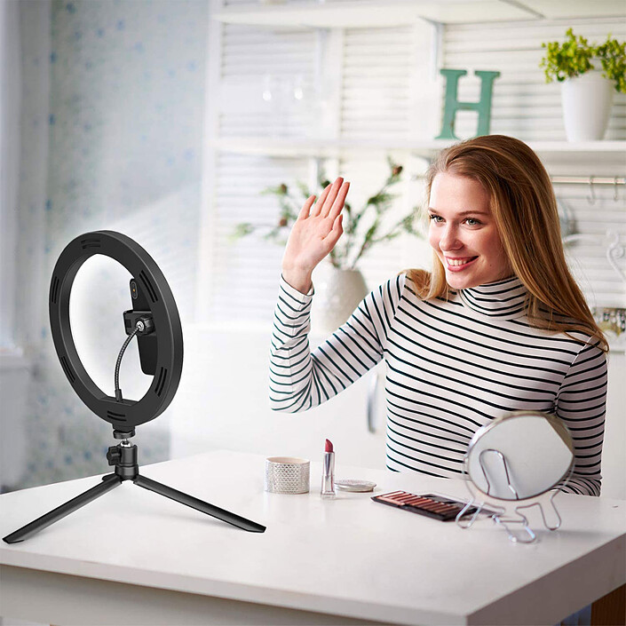 Akashi Anneau Lumineux Avec Trépied pas cher