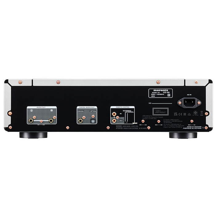 Review Marantz CD60 Silver/Gold