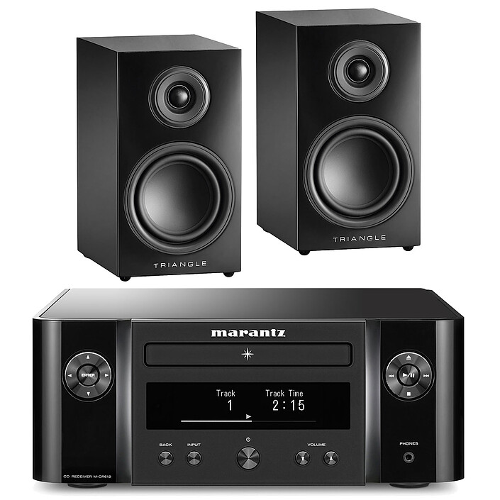 Marantz Melody X M-CR612 Noir + Triangle Elara LN01 Noir