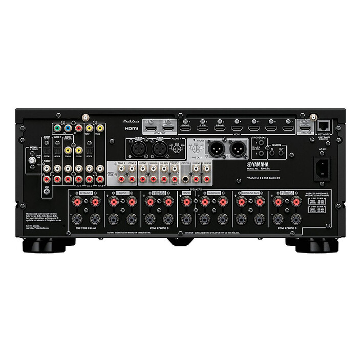 Yamaha RX-A8A Noir + Real Cable CHAMBORD (1.5 m) pas cher