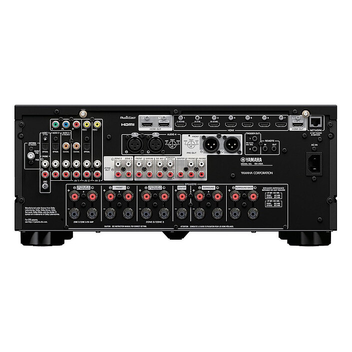 Yamaha RX-A6A Noir + Real Cable CHAMBORD (1.5 m) pas cher