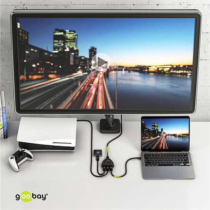 Acheter Goobay Switch HDMI manuel 3 vers 1 (4K@60Hz)