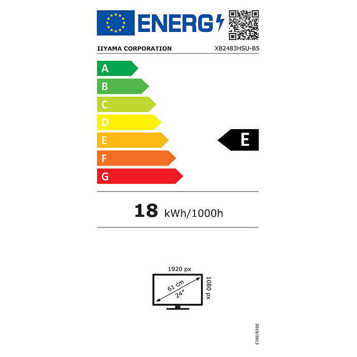 iiyama 23.8" LED - ProLite XB2483HSU-B5 pas cher