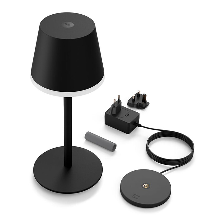 Avis Philips Hue Go lampe à poser portable - Noir