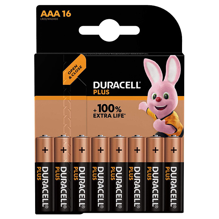 Duracell Plus AAA (par 16)