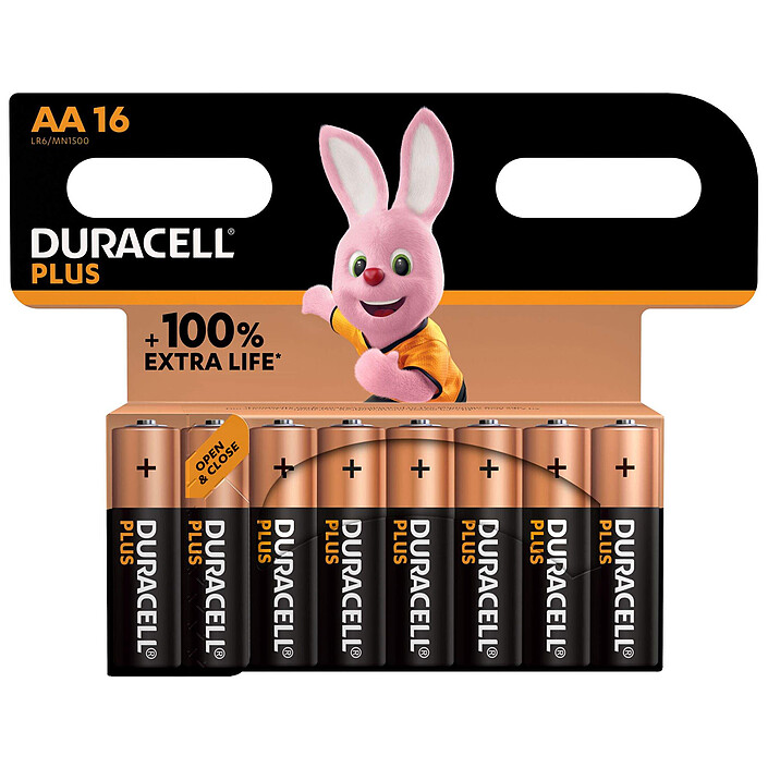Duracell Plus AA (par 16)