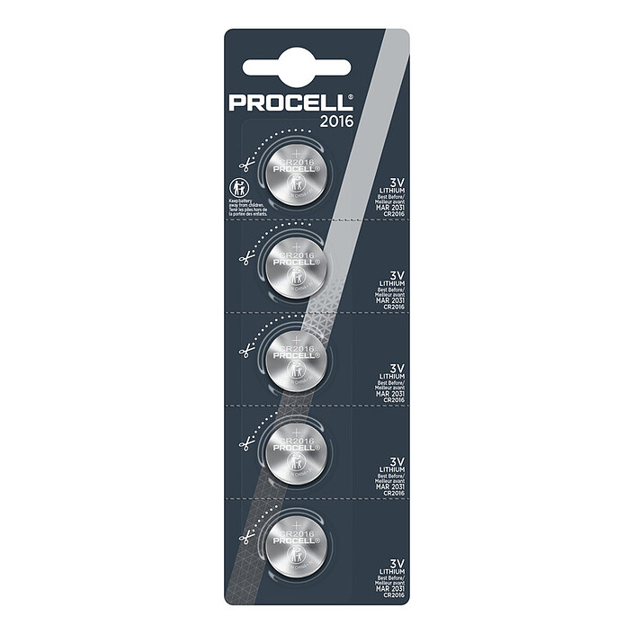 Procell Lithium 3V 2016 (par 5)