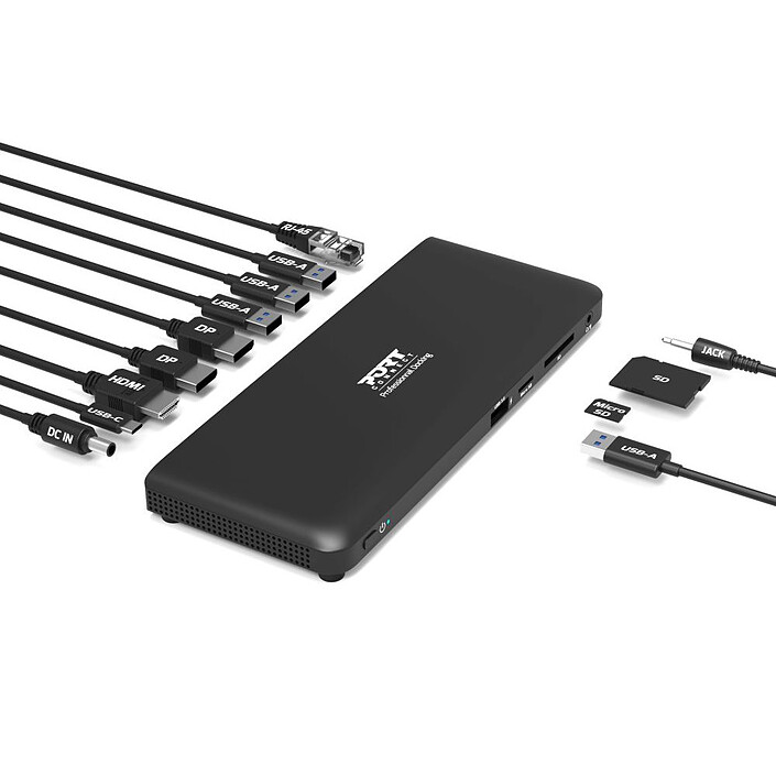 PORT Connect Station accueil Double écrans 4K USB-C avec Power Delivery 100W pas cher