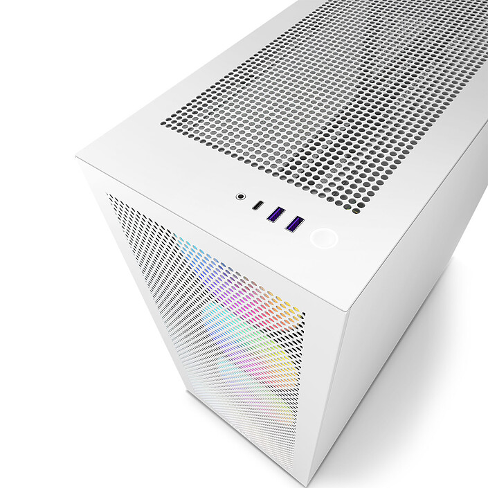 NZXT H7 Flow RGB Blanc pas cher