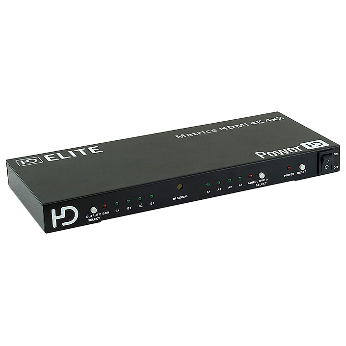 HDElite PowerHD Matrice HDMI TurboHD 4 entrées 2 sorties