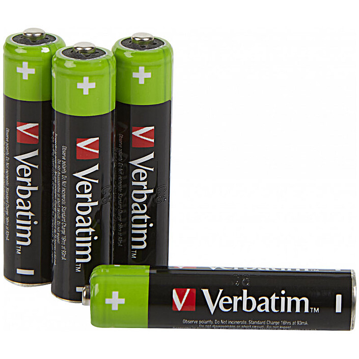 Verbatim Accus AAA 950 mAh (par 4)