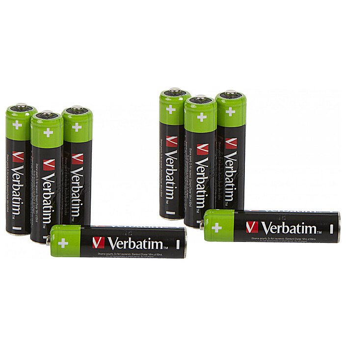 Verbatim Accus AAA 950 mAh (par 8)