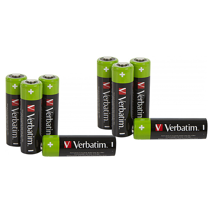 Verbatim Accus AA 2500 mAh (par 8)
