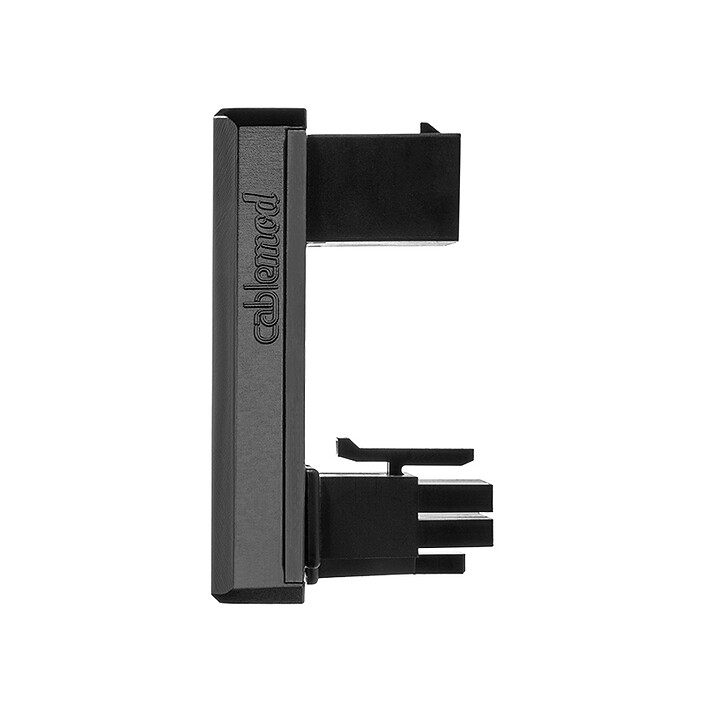 CableMod Adaptateur 12VHPWR coudé à 180° - Variant A - Noir