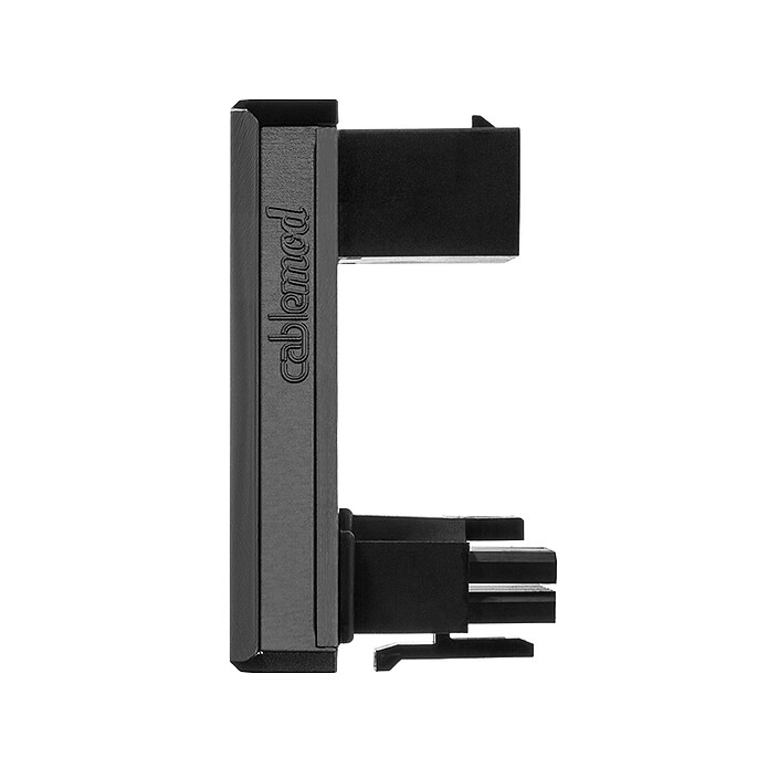 CableMod Adaptateur 12VHPWR coudé à 180° - Variant B - Noir