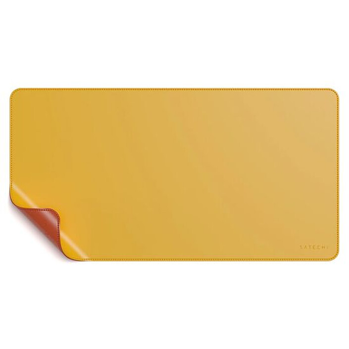 SATECHI Eco Leather Deskmate Dual Sided - Jaune/Orange