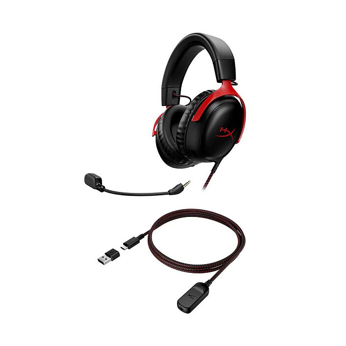 HyperX Cloud III (rouge) pas cher
