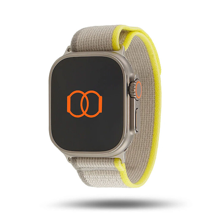Banda Boucle Trail giallo/beige 49 mm