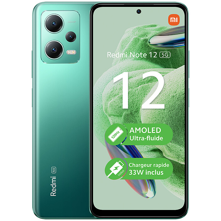Xiaomi Redmi Note 12 5G Green (4GB / 128GB) - Mobile phone