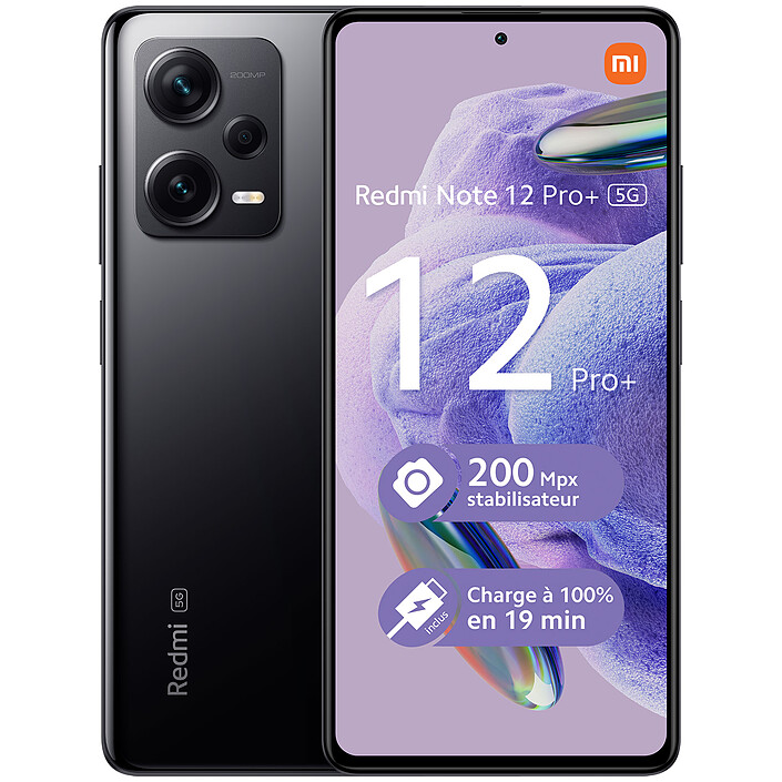 Xiaomi Redmi Note 12 Pro+ 5G Noir (8 Go / 256 Go) · Reconditionné