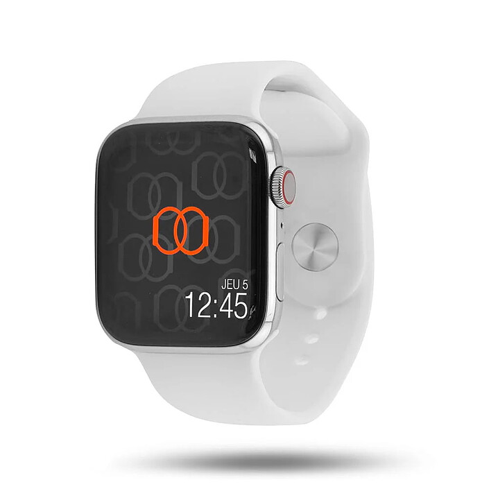 Band Band Polsino sportivo in fluoroelastomero bianco 49 mm