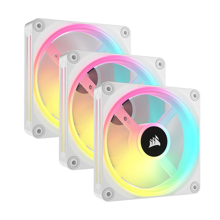 Corsair iCUE LINK QX120 RGB Starter Kit (White)