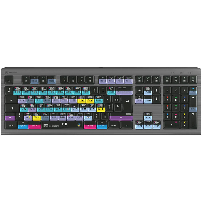 LogicKeyboard DaVinci Resolve Backlit Mac