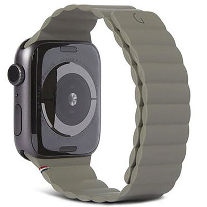 DECODED Bracelet Silicone Magnétique Olive Apple Watch 38/40/41 mm