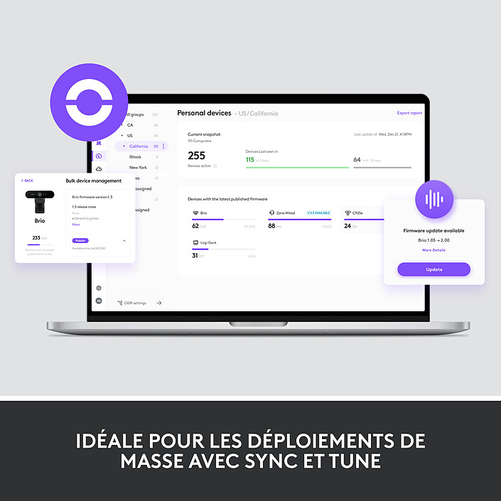 Avis Logitech Logi Dock Graphite (UC Version)