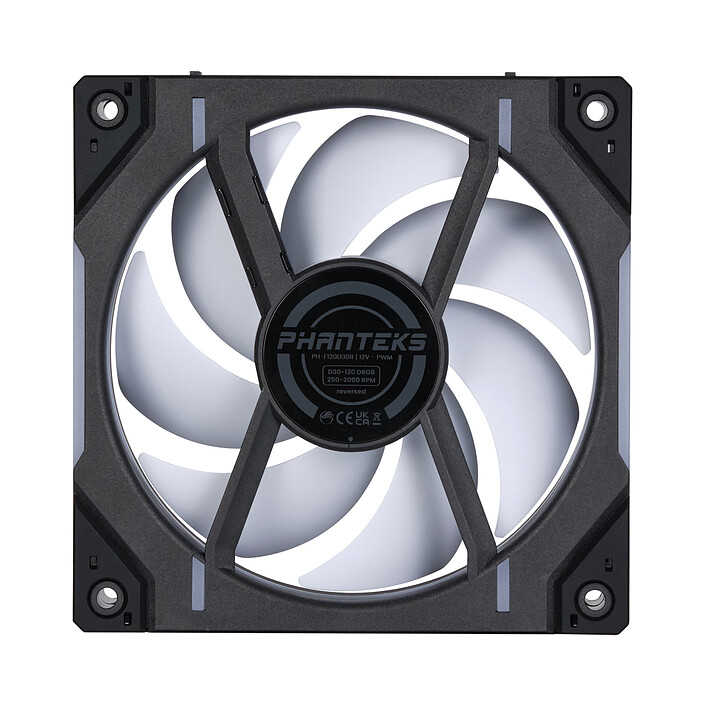 Comprar Phanteks D30-120 D-RGB inverso negro (x3)