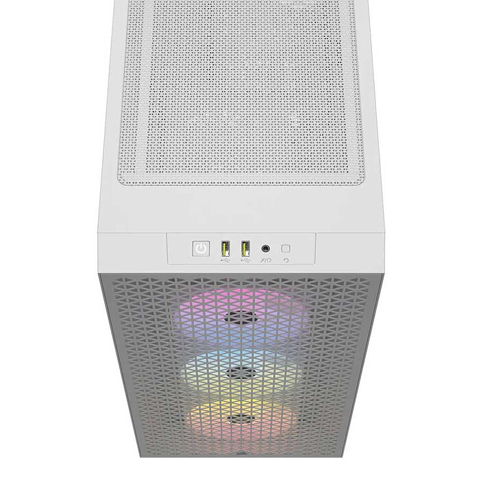 Corsair 3000D RGB Airflow (Blanc) pas cher