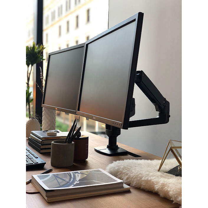 Acheter Ergotron Bras LX Bi-écrans Juxtaposés - Noir