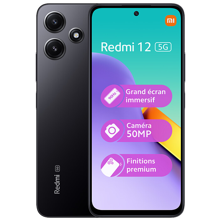 Xiaomi Redmi 12 5G Black (8GB / 256GB) - Mobile phone & smartphone