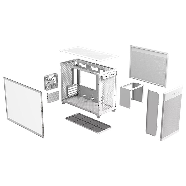 ASUS Prime AP201 TG - Blanc pas cher