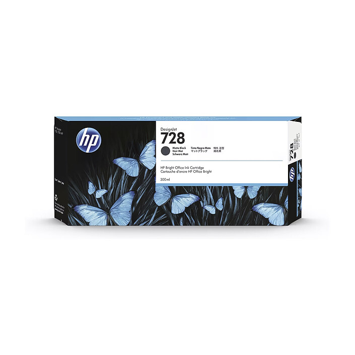 HP DesignJet 728 (F9J68A) - Noir Mat