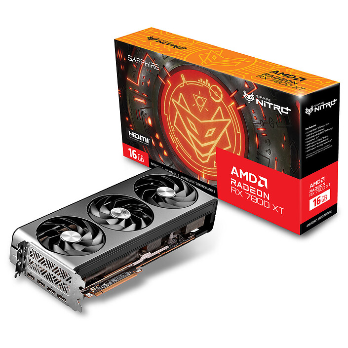Zafiro NITRO+ AMD Radeon RX 7800 XT GAMING OC 16GB