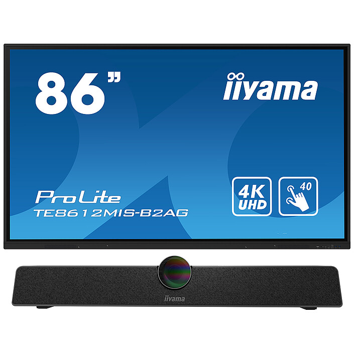 iiyama 86" LED - ProLite TE8612MIS-B2AG + UC CAM120ULB-1