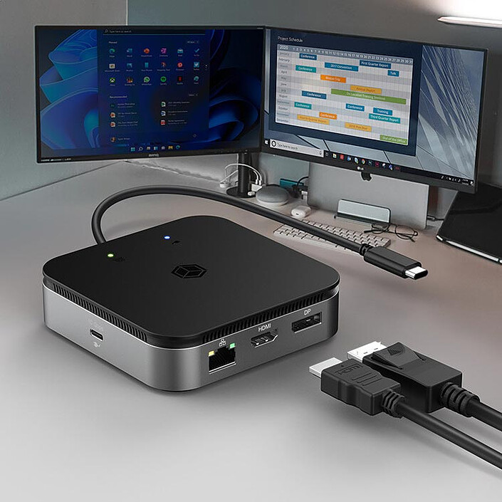 ICY BOX IB-DK408-C41 - Laptop docking station - LDLC | Holy Moley