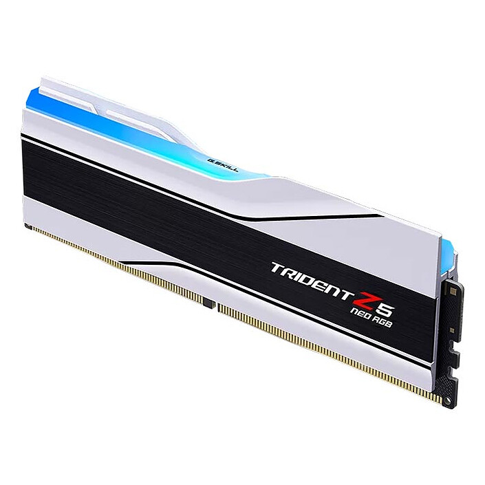Acheter G.Skill Trident Z5 Neo RGB Series 64 Go (2x 32 Go) DDR5 6000 MHz CL26 - Blanc