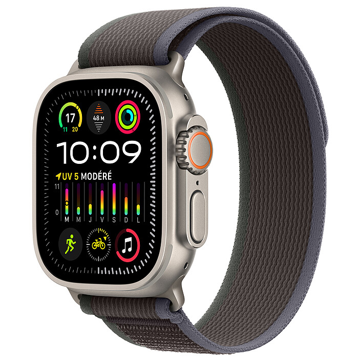 Apple Watch Ultra 2 GPS + Cellular Caja de titanio Blue/Black Trail Loop 49 mm - M/L
