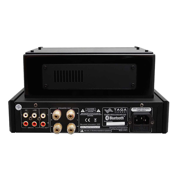 Avis Taga Harmony HTA-25B Noir + Davis Acoustics Ariane 1 Noyer
